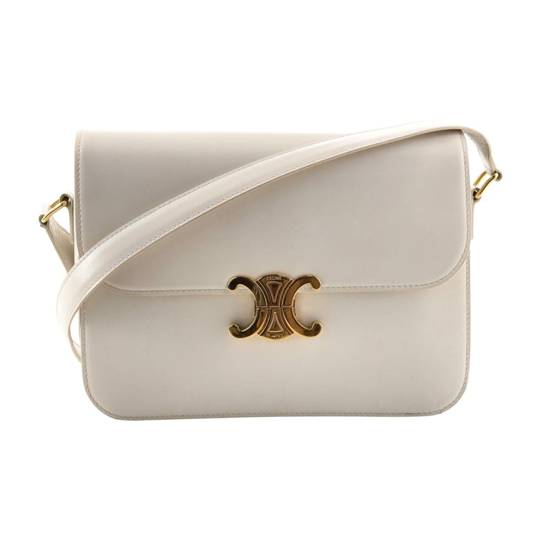 Celine Triomphe Shoulder Bag Smooth Calfskin Large at 1stDibs