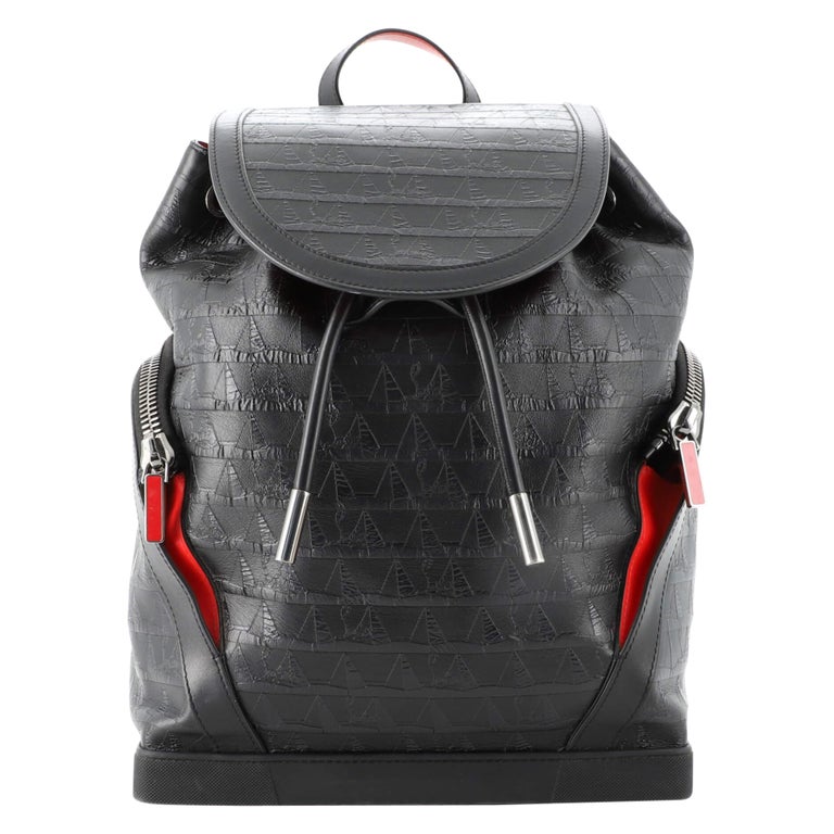 Christian Louboutin Explorafunk Backpack Embossed Leather For Sale at  1stDibs