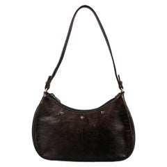 YVES SAINT LAURENT Black Leather Shoulder Mini Bag