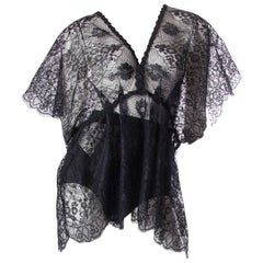 1970s Chantilly Lace Top