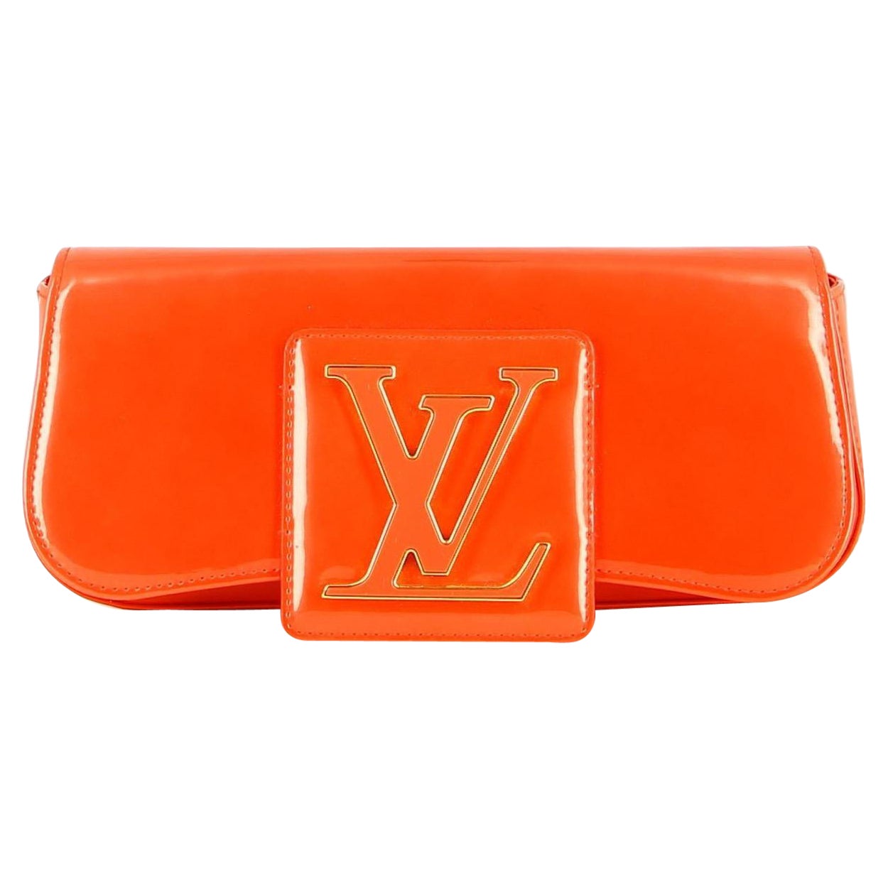 Louis Vuitton Red Patent Leather Sobe Clutch