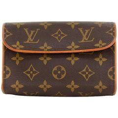 Louis Vuitton Brown Monogram Pochette Florentine Cloth ref.975673 - Joli  Closet