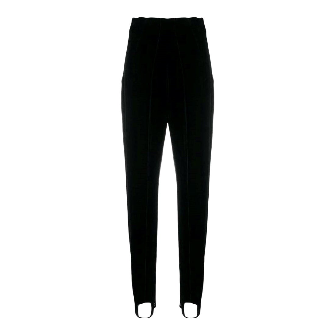 90s Romeo Gigli black velvet trousers