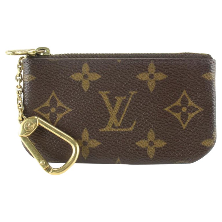 Made in USA~LOUIS VUITTON Key Pouch Damier Ebene Coin Purse Card Wallet NEW  NWT