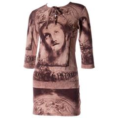 Vintage Jean Paul Gaultier Jesus Print Dress