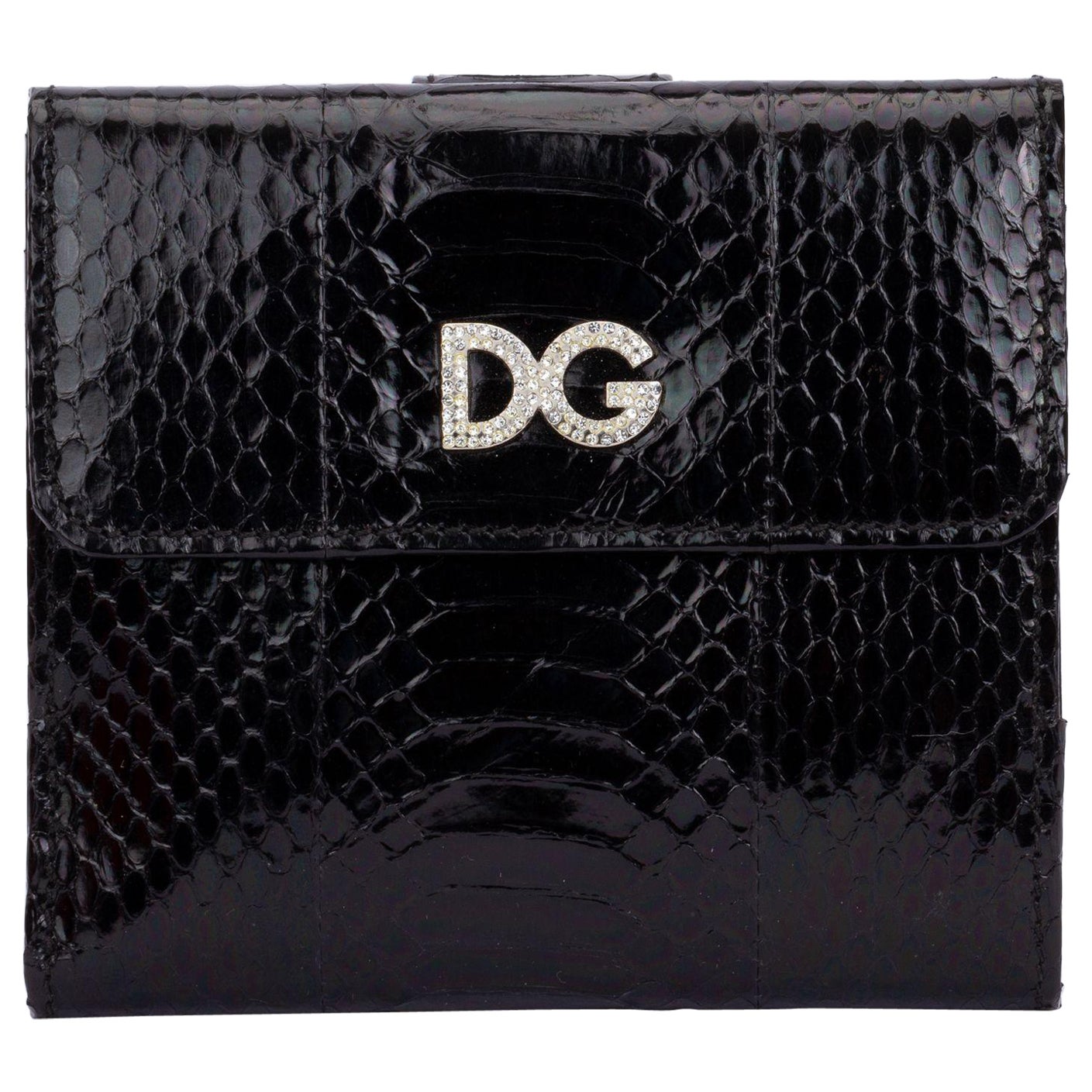 Dolce & Gabbana Python Skin Wallet For Sale