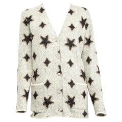 Pre-Loved Saint Laurent Women's Cardigan With Stars