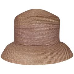 Suzanne Couture Millinery Blush Straw Hat
