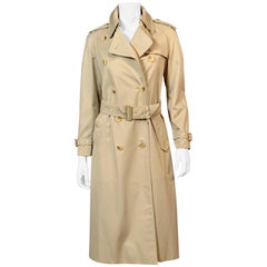 Vintage Burberry Classic Double Breasted Trench Coat , Appears to be Unworn