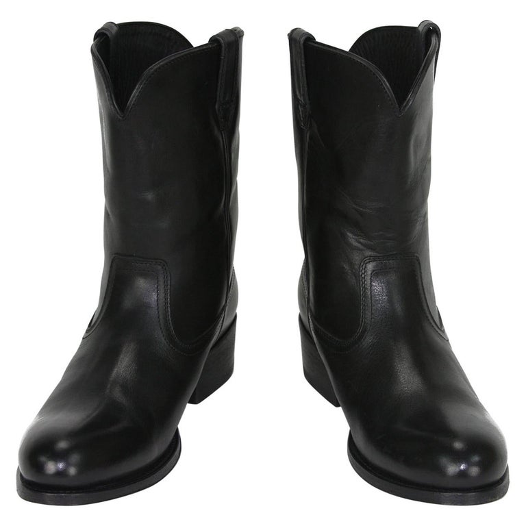 New Tom Ford Men's Black Leather Western Cowboy Boots size 8 For Sale at  1stDibs | tom ford cowboy boots, cowboy boot sizes, black cowboy boots