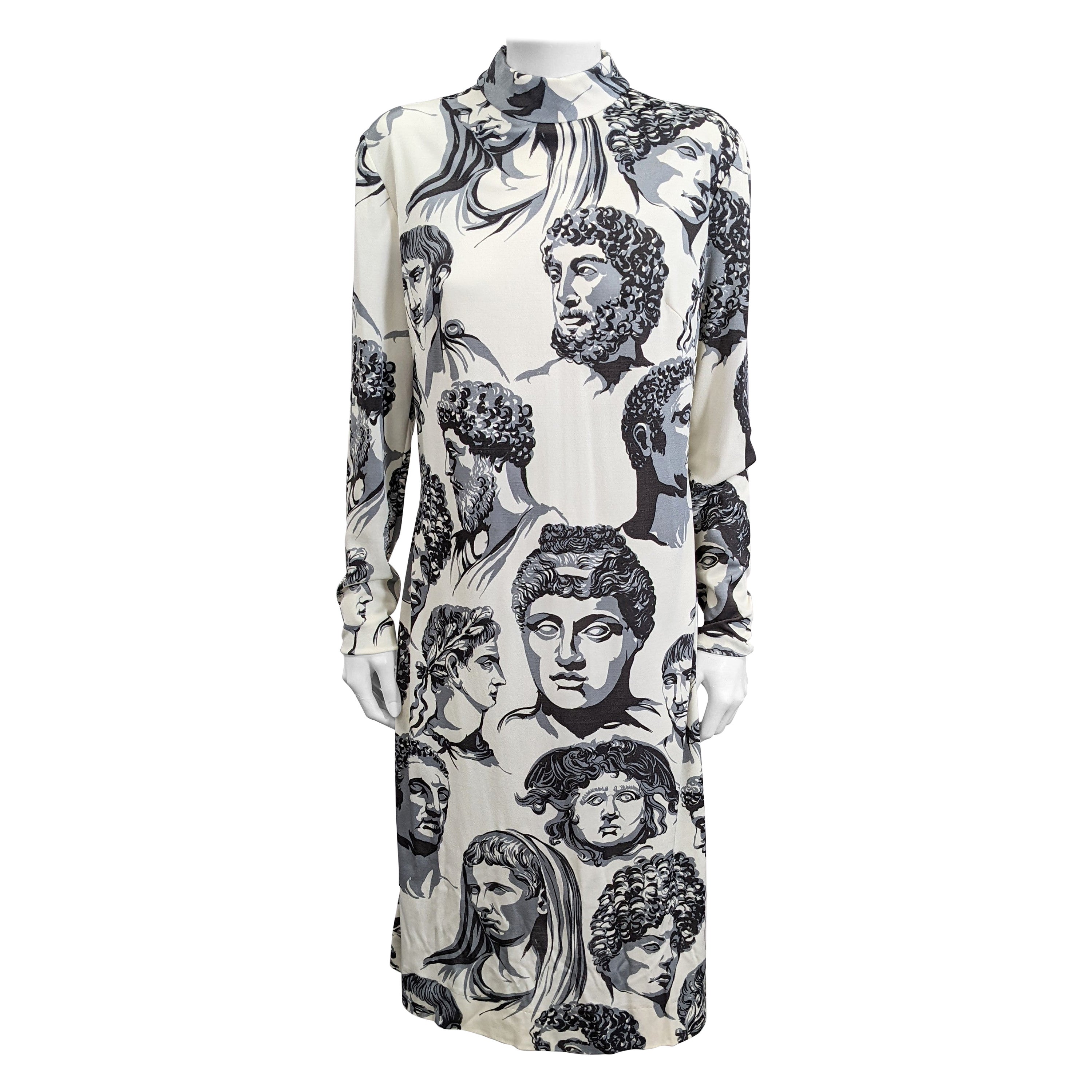 La Mendola, Rome Graphic Print Dress For Sale