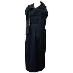 2013 COMME des GARÇONS black twisted dress