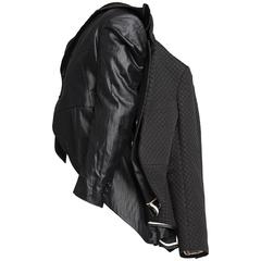 2011 COMME des GARÇONS black three layered jacket