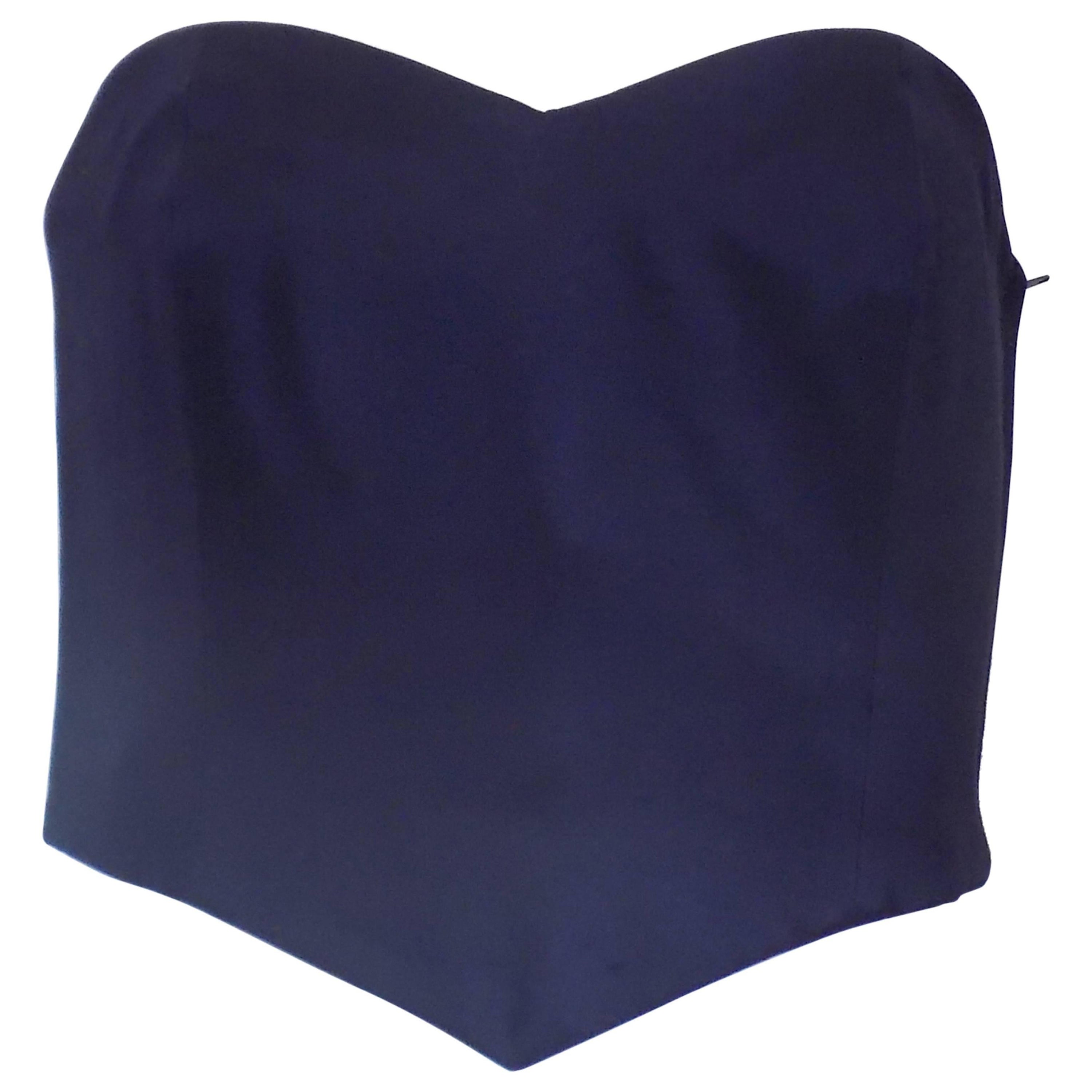 Ferretti Studio Dark blu corset For Sale