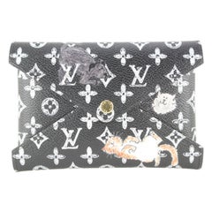 Monogrammierte Katzen-Pochette von Louis Vuitton Kirigami MM 3LVJ1026