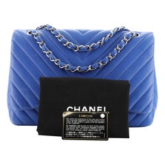 Chanel Classic Single Flap Bag Chevron Lambskin Jumbo