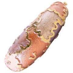 Vintage 1970’s Multi Color Iridescent Enamel Bracelet