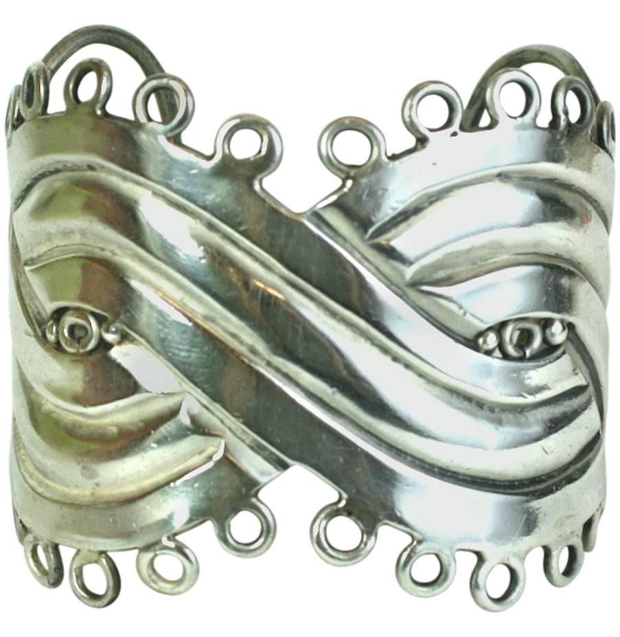 William Spratling Early Mask Cuff For Sale
