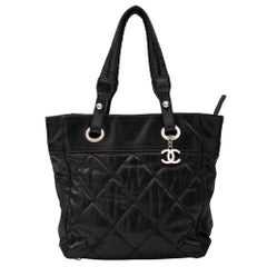 Chanel Paris Biarritz Classic Quilted Nylon Canvas Tote (2007)