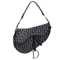 Dior Used Oblique Trotter Saddle Bag (2002)