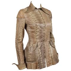 Ossie Clark snakeskin jacket, c. 1967 3