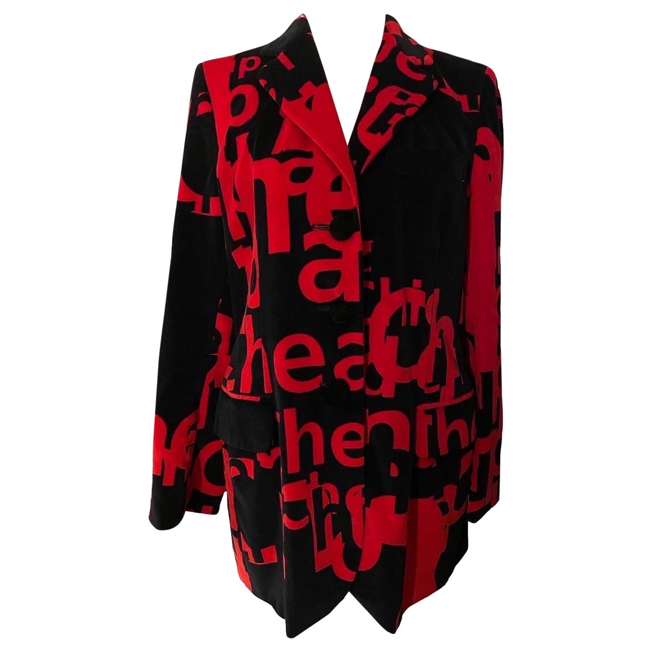 1990s Vintage Moschino cheap & chic jacket For Sale