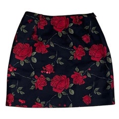 1990's vintage Moschino cheap & chic printed mini skirt