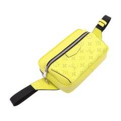 Louis Vuitton Yellow Monogram Canvas Taigarama Leather Outdoor Bumbag Waist Bag