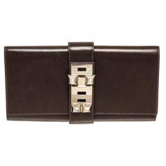 Hermes Chocolate Box Calfskin Medor 29