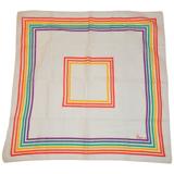 Pañuelo "Arcoiris" de algodón multicolor Vera