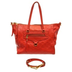 Louis Vuitton Red Empreinte Lumineuse PM Shoulder Bag