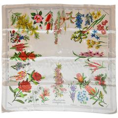 Neil (Australia) "Australian Flowers" Silk Scarf