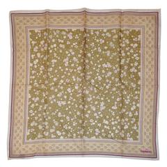Sciarpa floreale in cotone multicolore Cacharel
