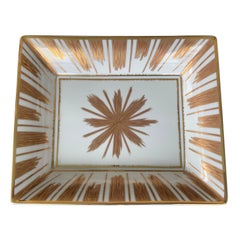Christian Lacroix for Christofle Gold Starburst Decorated Tray  