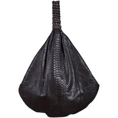 Chanel Large Black King Python Hobo Bag, c. 2007