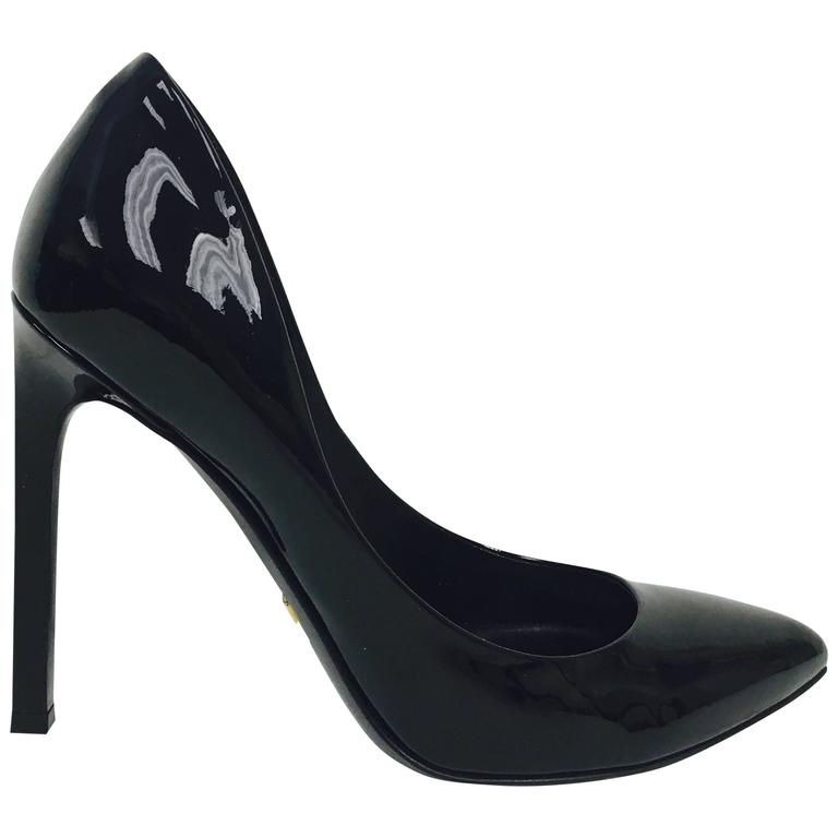 Gucci vernice crystal best sale pumps
