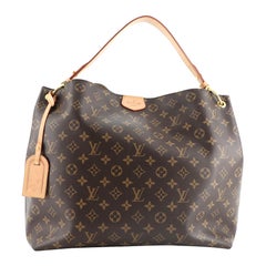 Louis Vuitton Graceful Handbag Monogram Canvas MM