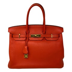 Hermes Capucine Birkin 35 Bag