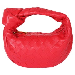Rotes Intrecciato-Mini-Jodie-Leder von Bottega Veneta