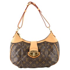 Etoile cloth handbag Louis Vuitton Brown in Cloth - 31769477