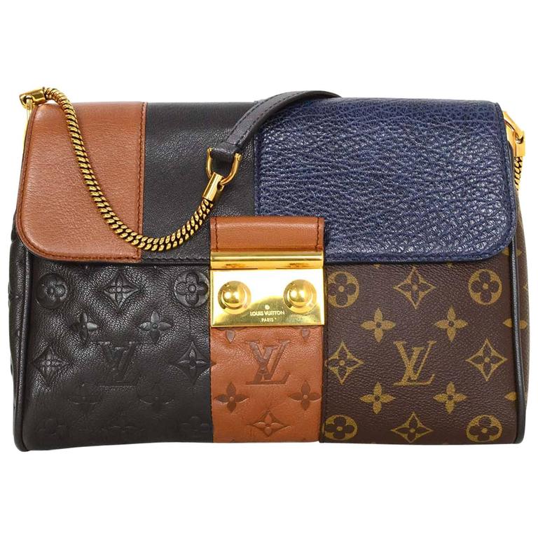 Louis Vuitton Limited Edition Marine Monogram Blocks Bag with Dust Bag For Sale at 1stdibs