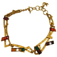 CHRISTIAN LACROIX Vintage Necklace Rainbow Collection