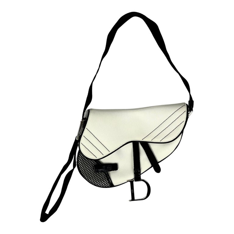 2002 Dior by John Galliano Sports Style Multi-style Saddle Bag For Sale