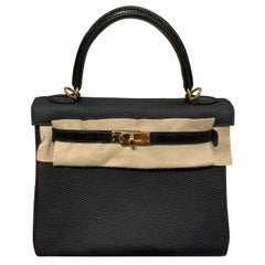  Hermès Kelly Touch 25  Togo  Noir Limited Edition 