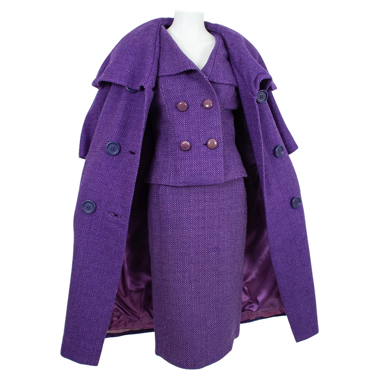 Tweed Overcoat - 3 For Sale on 1stDibs | vintage tweed overcoat 