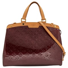 Louis Vuitton Rouge Fauviste Monogrammierte Vernis Brea GM Tasche