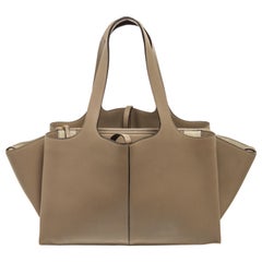 Celine Calfskin Leather Trifold Shoulder Bag