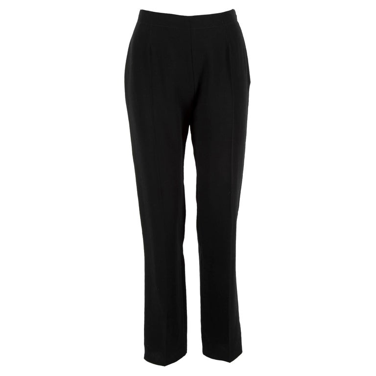 Alaïa Women's Stretch Straight Leg Trousers For Sale at 1stDibs