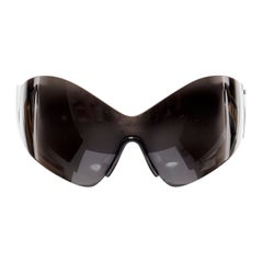Vintage new BALENCIAGA DEMNA 2021 Runway Butterfly Mask shield sunglasses Kim Kardashian
