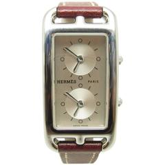 Hermes Cape Cod Bizone Stainless Steel nantucket Watch